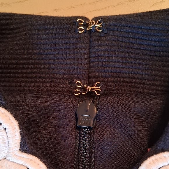 Lilly Pulitzer Navy Blue Sheath Mini Dress with Mock Neck. XS. - Picture 6 of 9